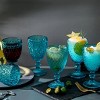 Slickblue Geometric Diamond Highball Glasses - Set of 6, 10 oz, Clear, Blue, Amethyst - 4 of 4