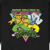 Men's - Teenage Mutant Ninja Turtles - 80s Bebop Rocksteady Graphic Fleece Sweatshirt - 2 of 4