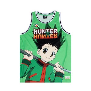 Hunter X Hunter Gon Freecss Applicant 405 Sleeveless Green Basketball Jersey - 1 of 4