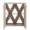 Alaterre Furniture 31" Castleton Mango Wood Shoe Cubbie Storage Cabinet Driftwood: 12-Pair Organizer, Fixed Shelves, Freestanding - 4 of 4