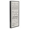 Stupell Industries Grandparents House Rules, 13" x 30" - 3 of 4