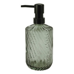 Unique Bargains Simple Twill Lines Soap Pump Dispenser 450ml 1 Pc - 1 of 4