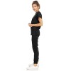 MediChic Womens 8-Pocket Scrubs Set- V-Neck with 4-Pocket Jogger Scrub Pants - 3 of 4