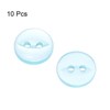 Unique Bargains Round Resin 2-Hole Fish Eye Craft Replacement Sewing Button 10 Pcs - 3 of 4