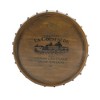 Vynxaria Rustic Wine Barrel Drum Side Table ¨C Multi-Use Accent with Storage - 3 of 4
