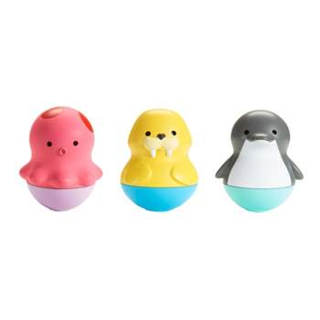 Munchkin Bath Bobbers Mold Free Baby And Toddler Bath Toy - 6+months -  Dolphin/walrus : Target