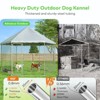 XBRIGH Outdoor Dog Kennel,Dog Kennel Outside with Waterproof and Security Lock,Galvanized Link Hexagonal Dog Kennel - 2 of 4