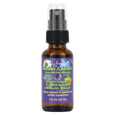 Flower Essence Services Kinder Garden, Non-Alcohol Formula, 1 oz, (30 mL)