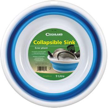 Coghlan's Camping Outdoor Collapsible Sink - White/Blue