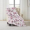 RT Designer's Collection Leaves Printed Premium Flannel Throw Blanket 50" x 60" Multicolor - 2 of 4