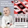 QUOKKA 60 High Contrast Baby Flash Cards 36 Months - Black & White Toddler Flashcards 36 Months in a Bag - Learning Visual Stimulation Pictures - 4 of 4
