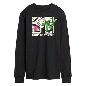 Men's - MTV - Logo Mummy Monster Long Sleeve Graphic T-Shirt - 1 of 3