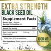 Black Seed Oil Softgels 1000mg, Premium Nigella Sativa Blackseed, Pure Natural Black Cumin Seed Oil, Antioxidant - 180 Softgels By Nature's Nutrition - 2 of 4