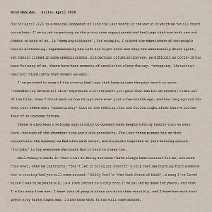 Brad Mehldau - Suite: April 2020 (CD) - 1 of 1