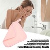 Unique Bargains Reusable Washable Makeup Removal Cleaning Cloth 8''x8'' 2pcs - 2 of 4