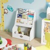 Tangkula Kids Bookshelf 4-Tier Wooden Bookcase Toy Storage Organizer Montessori Bookshelf - 3 of 4
