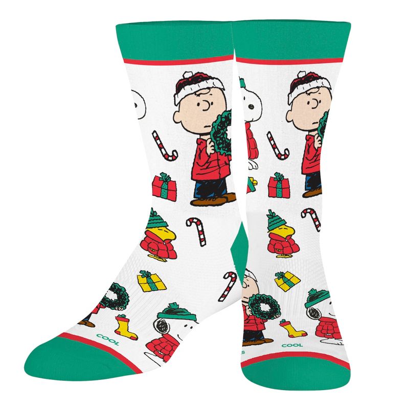 Cool Socks, A Charlie Brown Christmas, Funny Novelty Socks, Large, 2 of 6