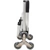 KTMBDW Stair Climber Trolley Dolly, Grocery Cart 3 Wheels Heavy Duty Shopping Hand Truck Made for Condos Apartments, Removable Shopping Oxford - 4 of 4