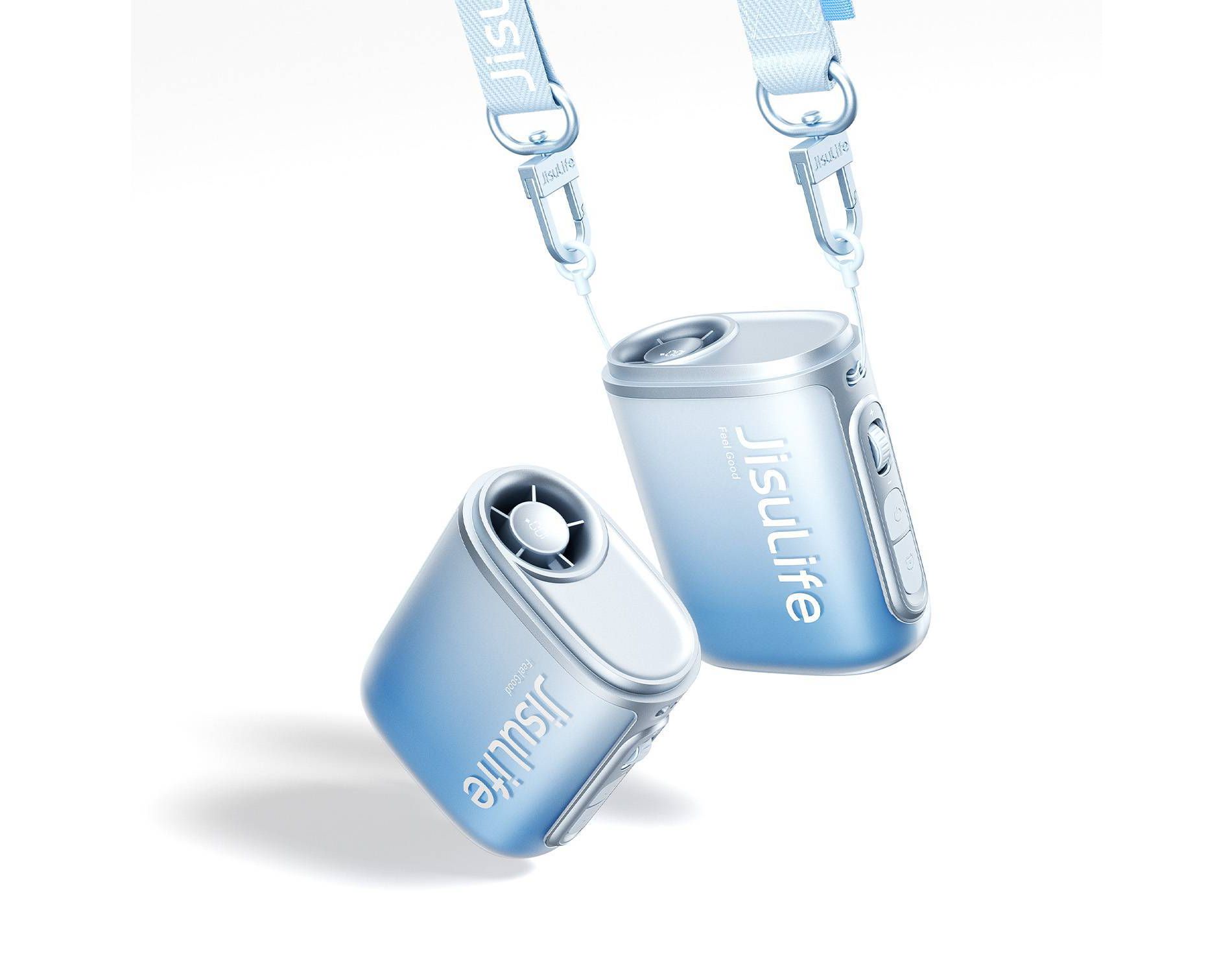 JISULIFE Portable Neck Fan Life 5 Blue