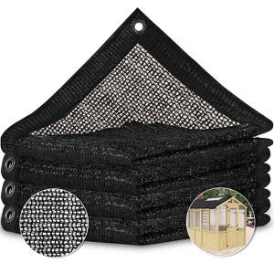 EAGLE PEAK 50 Percent UV Protection Plant Shade Cloth Black Tarp for EAGLE PEAK Wood Greenhouse, Black - 1 of 4