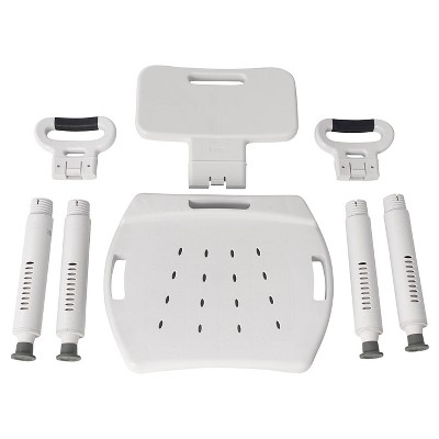 Drive Medical Premium Series Shower Chair with Back and Arms