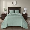 Gulches Queen Reversible Bedspread Set Seafoam - 3 of 4