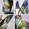 Chloe Lighting KACY 2 Tiffany-style 1 Light Butterfly Accent Table Lamp 10 Tall - 4 of 4