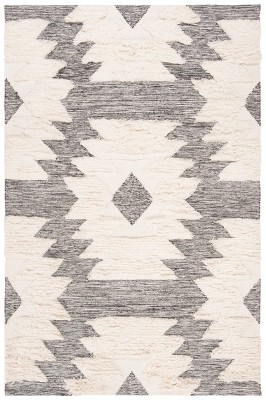 Elysian Fields Hand-Knotted Beige Wool 6' x 9' Area Rug