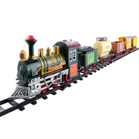 Northlight 18-piece Lighted And Animated Continental Express Train Set ...