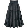 Collections Etc Tiered Pull-on Knit Skirt - 4 of 4
