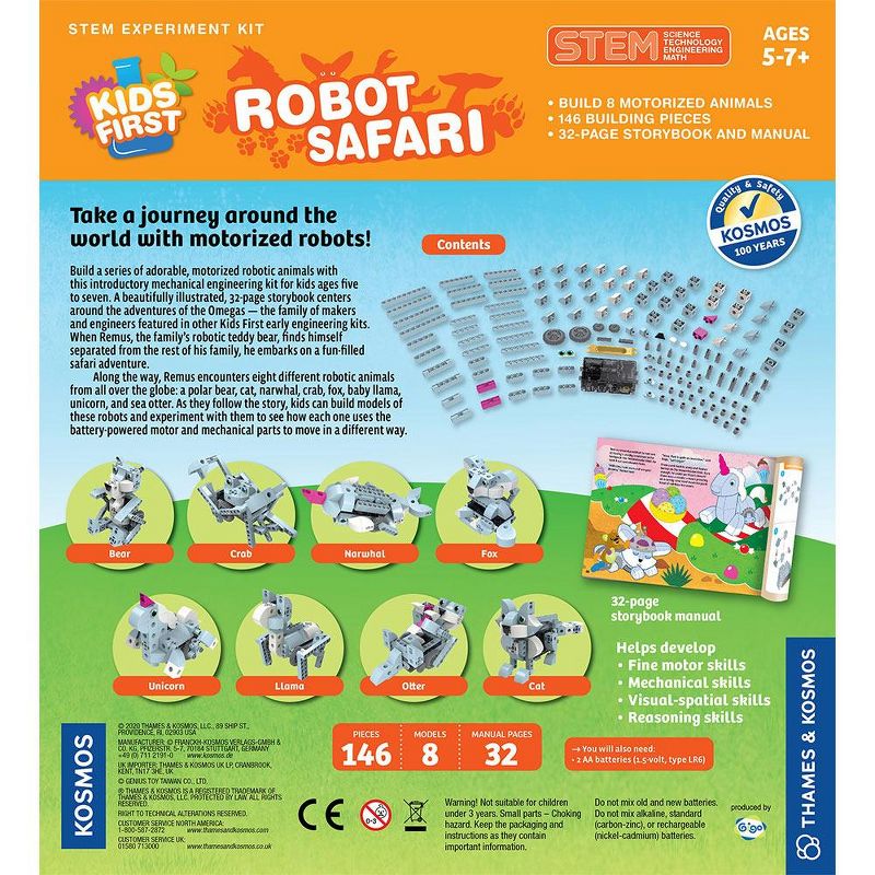 Thames & Kosmos Kids First: Robot Safari - Introduction to Motorized Machines, 4 of 7