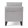 NicBex Contemporary Modern Ottoman with Storage, Versatile Entryway Bench with Smooth Upholstery and Rolled Arms for Bedroom, Living Room, Light Gray - 4 of 4