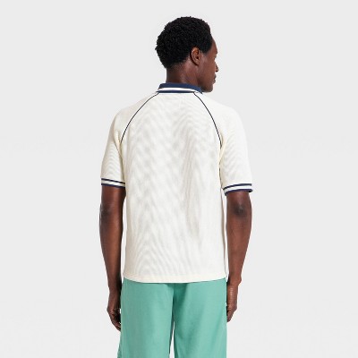 Мужские рубашки Goodfellow & Co Men's Casual Fit Polo Shirts - Goodfellow & Co™ Cream L — фото 2