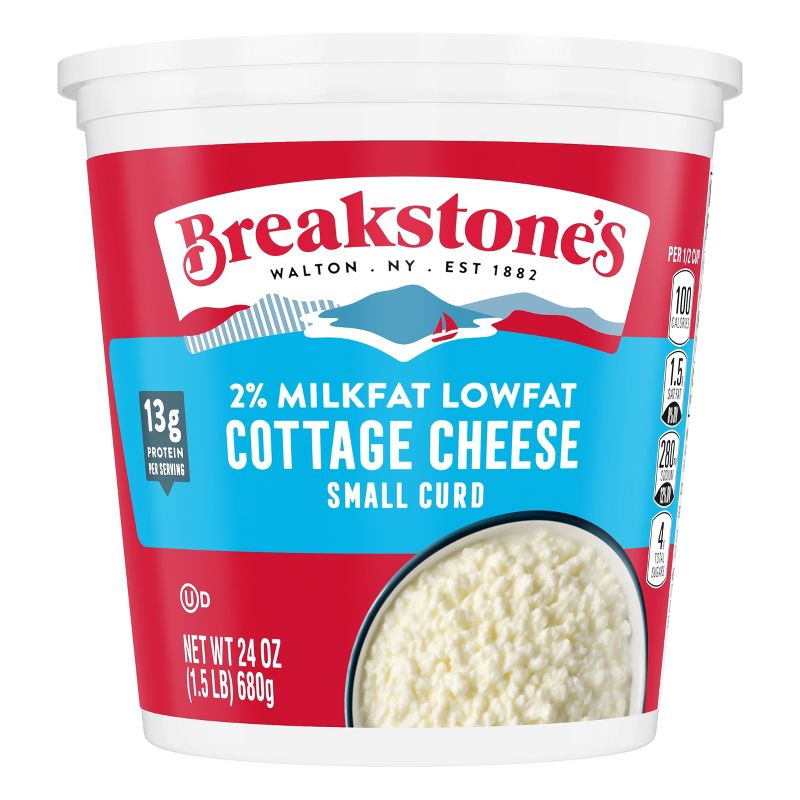 Breakstone's Low Fat Cottage Cheese - 24oz, 1 of 12