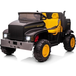 24V 4WD Kids Ride On UTV, 2-Seater Electric Car with Remote Control, 4x200W Motors, Dump Bed, 3 Speeds, Spring Suspension, for Boys & Girls - 1 of 4