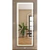 FONTOI Floor Standing Mirror with Stand, Wall Mirror, Wall Mounted Hanging Mirror, Makeup Mirror for Bedroom, Cloakroom, White, 26"*0.9"*71" - 3 of 4