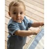 MiniMoi 2 Piece Baby and Toddler "Feel The Beat" Stretch Cotton Tee and Shorts Set Blue Fog 6-M - 2 of 4