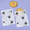 Big Dot of Happiness Creepy Spiders White Paper Treat Bags, Halloween Party Individual Candy Snack Favors, Greaseproof Sandwich Cookie Bags - 25 Count - 2 of 4