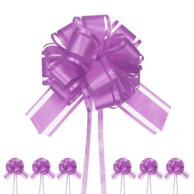 Unique Bargains Plastic Glossy Appearance Waterproof Gift Wrapping Pull Bows 20 Pcs