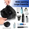 Fila Travel Toiletry Bag for Men, Water-Resistant Anti-Slip Bottom Men's Shaving Kit Bathroom Organizer, Polyester Fabric Bathroom Organizer (Black) - 2 of 4