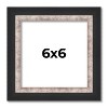 PosterPalooza | Square Simple Silver Picture Frame - UV Acrylic, Foam Board Backing, Hanging Hardware - 2 of 4
