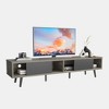 Bestier 70 inch Mid Century Modern TV Stand for 75 inch TV - image 2 of 4