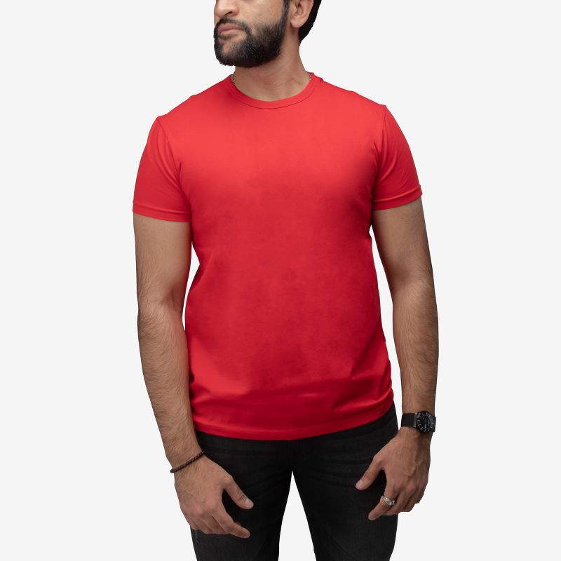 X RAY Men's Basic Crewneck Short Sleeve T-Shirt, 4 of 7