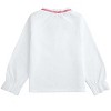 Girls Skirts with White Blouse Ruffle Long Sleeve Button Down Shirt and Pleated Skirt School Uniform 2 Piece Outfit,Pink - 150 - 4 of 4