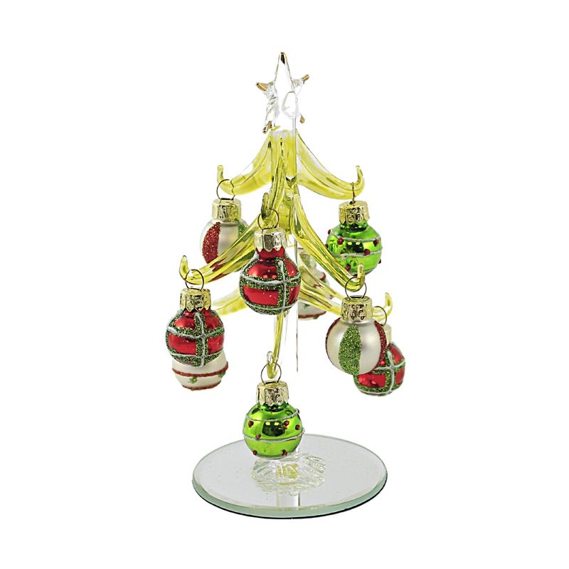 Christmas 6.0" Holiday Ball Christmas Tree Star  Glittered Gold Crest Distributing  -  Decorative Figurines, 2 of 4