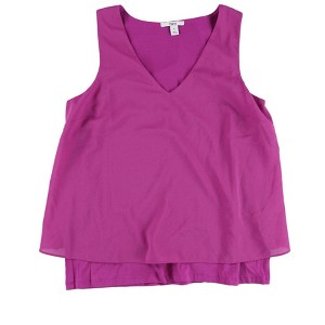 bar III Womens Woven Knit Tank Top - 1 of 2