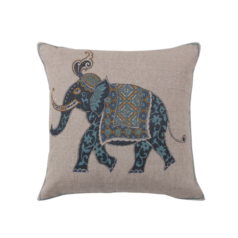 Chandra Elephant Decorative Pillow - Levtex Home, 1 of 4