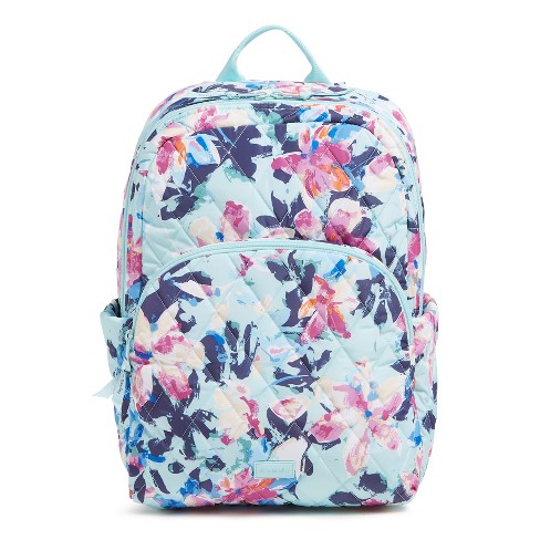 Vera Bradley Women s Outlet Ultralight Essential Large Backpack Floating Blossoms Target