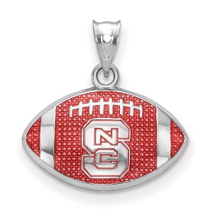 Black Bow Jewelry Sterling Silver North Carolina State Wolfpack NCAA Pendant - 1 of 3