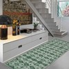 Washable Neutral Area Rugs Vintage Floral Retro Boho Geometric Carpet for Living Room Bedroom Dining Room Nursery Kids Room Hallway Entryway - 3 of 4